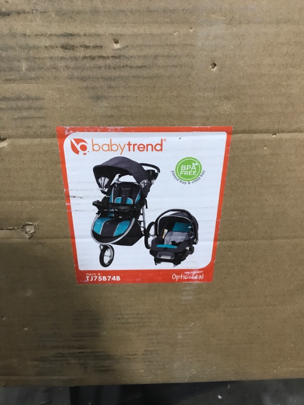 Photo 2 of Baby Trend Pathway Travel System Stroller, Optic Teal