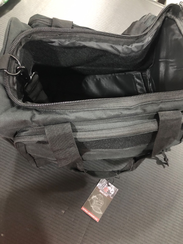 Photo 2 of WINCENT Tactical Gun Range Bag for Handguns and Ammo, Shooting Duffle Range Pistol Bag with Magazine Slots Multiple Compartments
