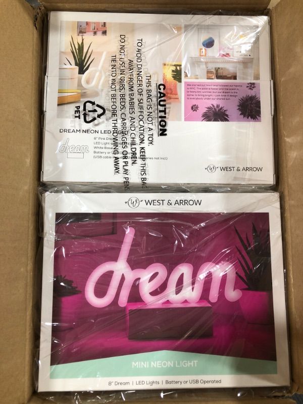 Photo 1 of Mini LED Dream Novelty Table Lamp - West & Arrow

