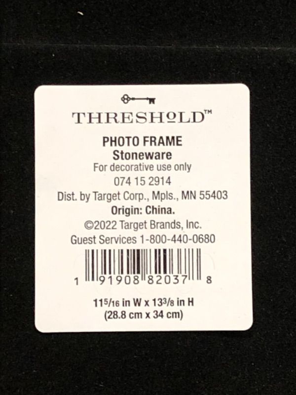 Photo 2 of 8" x 10" Stoneware Table Image Frame Matte Gray - Threshold™

