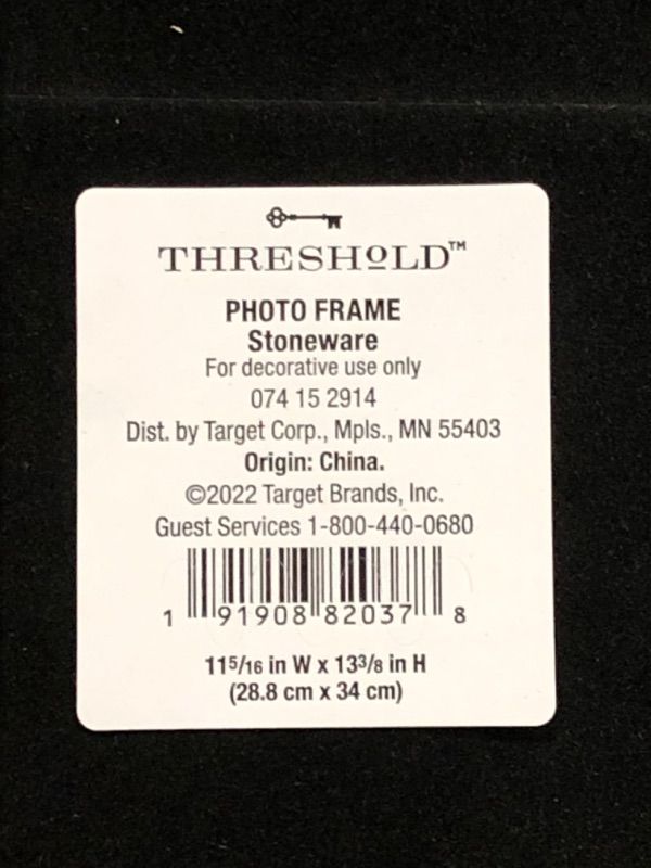Photo 1 of 8" x 10" Stoneware Table Image Frame Matte Gray - Threshold™

