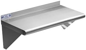 Photo 1 of 18 Gauge Stainless Steel 18" x 36" Heavy Quality Wall Shelf
