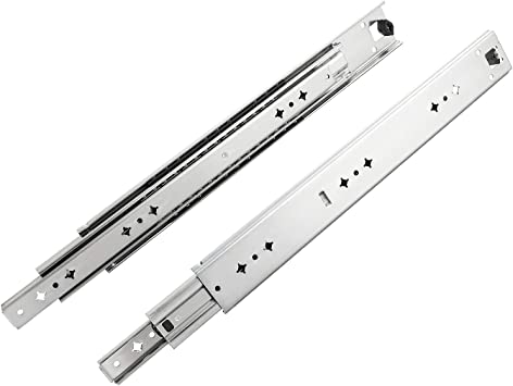 Photo 1 of Betesy Hardware 1 Pair of 32 Inch Heavy Duty Drawer Slides 250 lb Full Extension Side Mount Ball Bearing Drawer Rails
