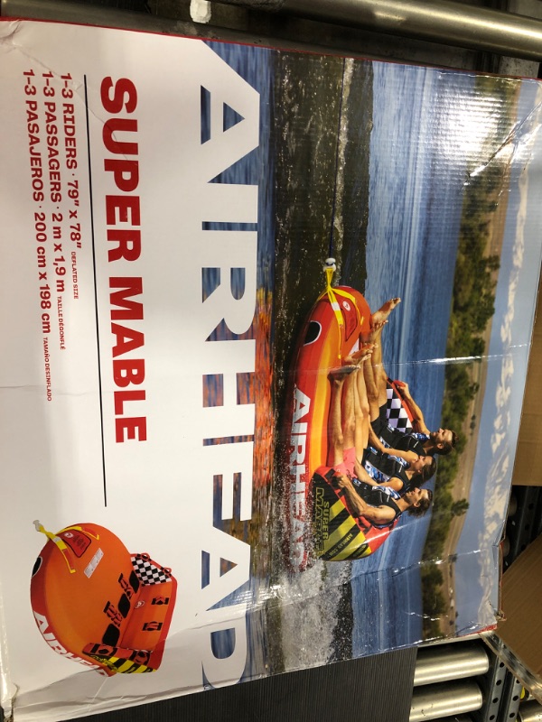 Photo 2 of Airhead Super Mable, 1-3 Rider Towable Tube for Boating
