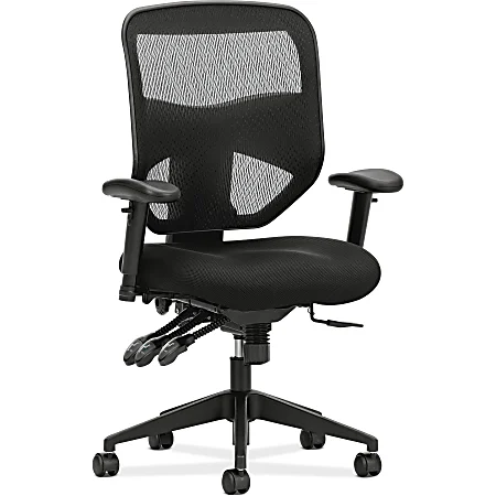 Photo 1 of HON® Prominent™ Mesh/Fabric High-Back Task Chair, Black
