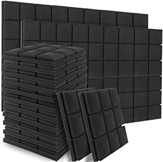 Photo 1 of 12 Pack Acoustic Foam Sound Proof Padding, 12 X 12 X 2 Inches Thick Soundproofing Studio Foam, High Density Acoustic Foam Panels for Acoustic Treatment and Wall Decoration
