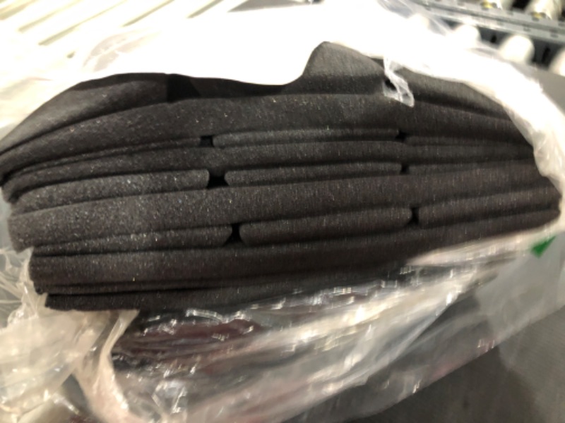 Photo 1 of 12 Pack Acoustic Foam Sound Proof Padding, 12 X 12 X 2 Inches Thick Soundproofing Studio Foam, High Density Acoustic Foam Panels for Acoustic Treatment and Wall Decoration
