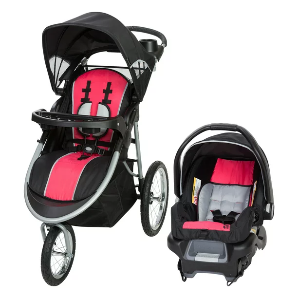 Photo 1 of Baby Trend Pro Steer Jogger Travel System, Mars Red
