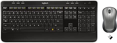 Photo 1 of Logitech MK520 Wireless Keyboard and Mouse Combo — Keyboard and Mouse, Long Battery Life, Secure 2.4GHz Connectivity
