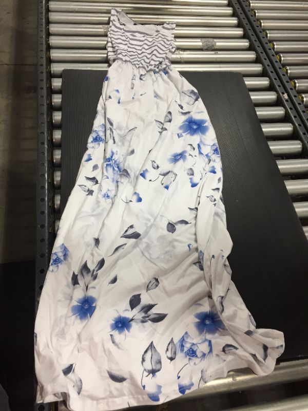 Photo 1 of Simplee Striped Floral Print Dress Sm
