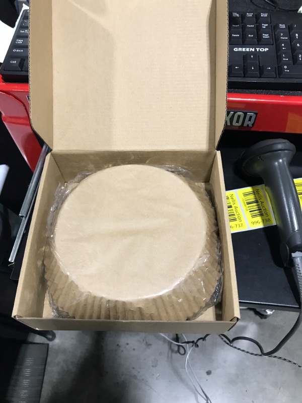 Photo 1 of 200PCS Air Fryer Disposable Paper Liners, 6.3" Round Air Fryer Liners, Baking Paper for Air Fryer, Oil-proof, Waterproof, Kitchen Parchment Paper for Microwave Oven/Steamer/Pan
