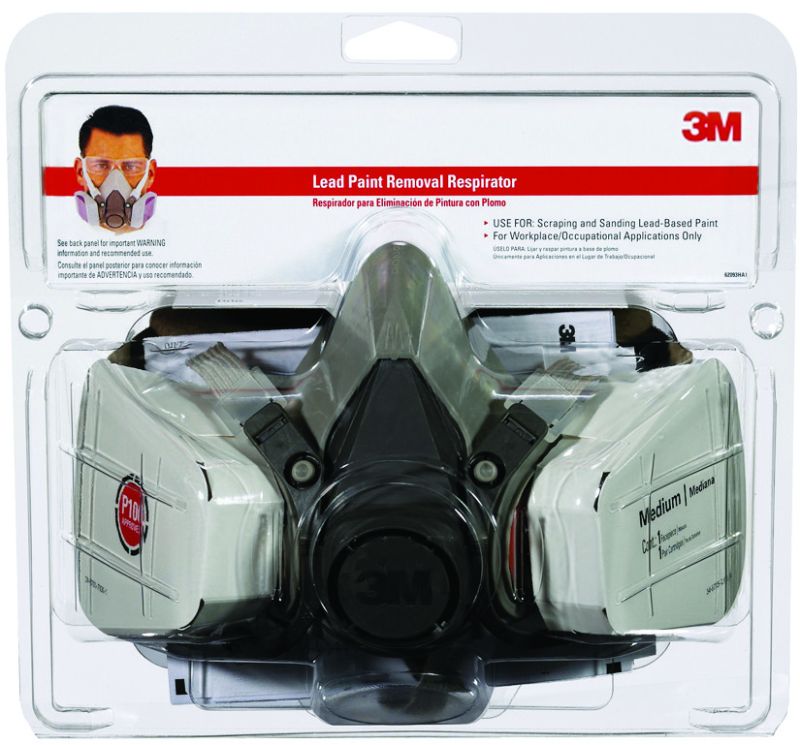 Photo 1 of 3M 62093HA1-C Lead Paint Removal Respirator
