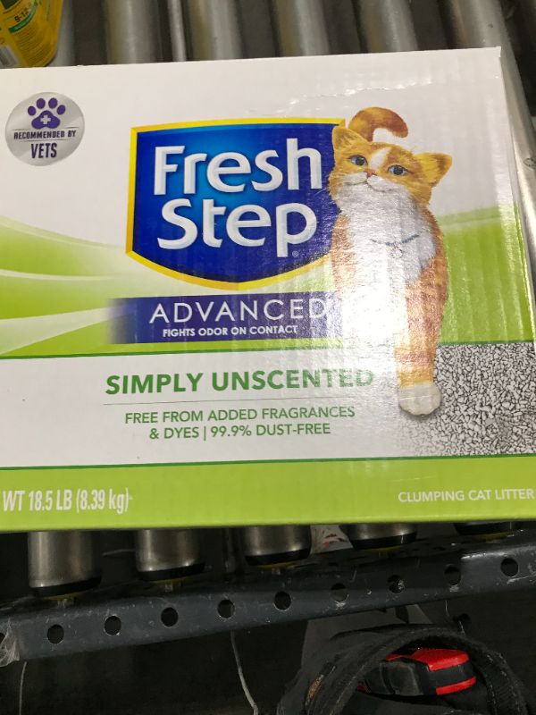 Fresh Step Advanced Simply Unscented Clumping Cat Litter,
