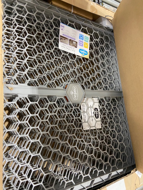 Photo 1 of 2-in-1 Plastic Play Yard and Safety Gate
