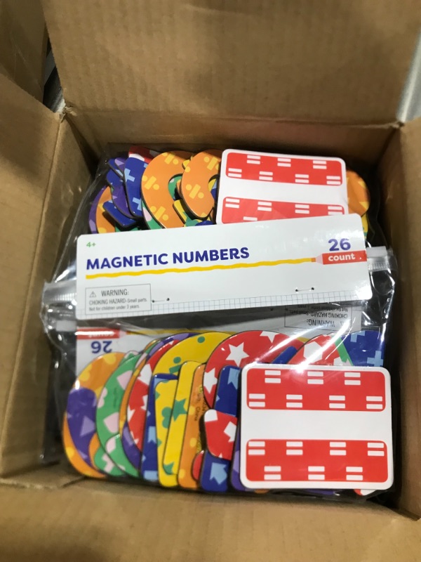 Photo 2 of 104ct Magnets Alphabet and Number - Bullseye's Playground™ 6 BOXES
