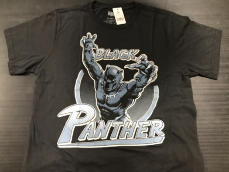 Photo 2 of KIDS Marvel Black Panther Short Sleeve Graphic T-Shirt - Black
size : XXL