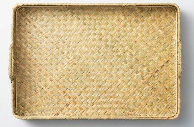 Photo 1 of 11" x 16" Natural Woven Grass Tray - Hearth & Hand™ with Magnolia

