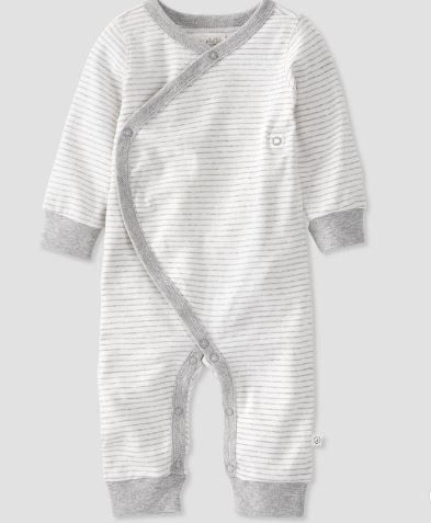 Photo 1 of Baby Organic Cotton Wrap Sleep N' Play - little planet by carter's 
COLOR: Gray 
SIZE: 3M