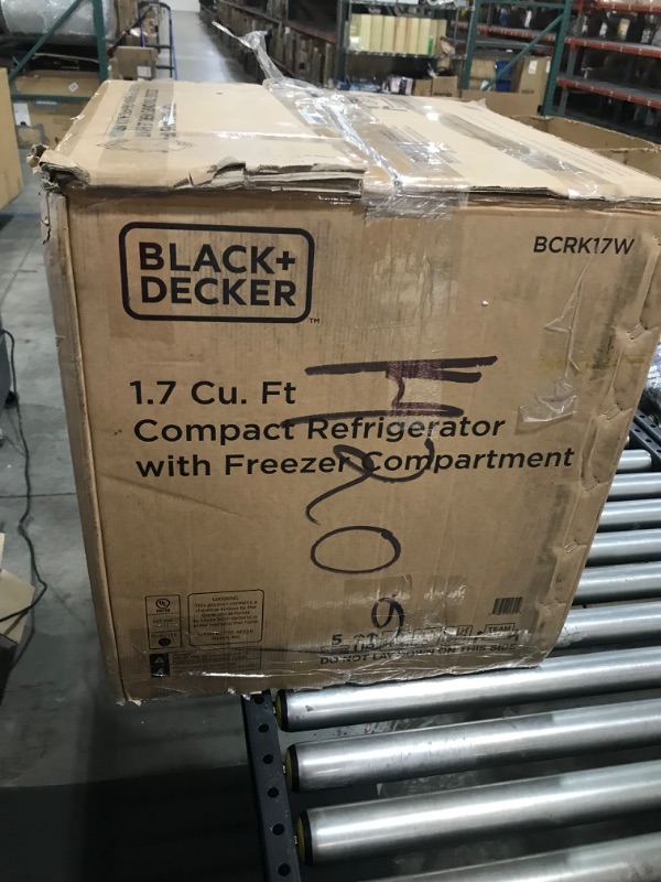 Photo 1 of Black+decker Bcrk17w 1.7 Cu. Ft. Energy Star Refrigerator With Freezer, White|
~~FACTORY SEALED~~
@@@BRAND NEW@@@