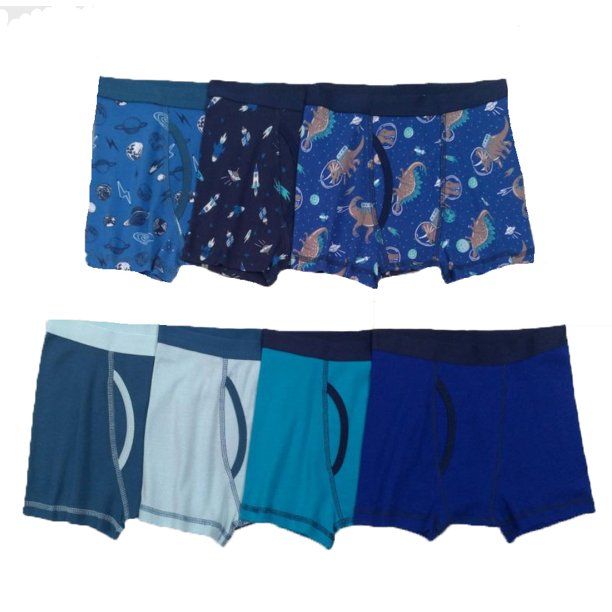 Photo 1 of Cat & Jack
Boy's Space/Solids 7 Pack Boxer Briefs - Large 12/14