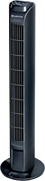 Photo 1 of Comfort Zone HBCLCZTFR1BK CZTFR1BFE 30-Inch Tower Fan, 31.8 7.4&quotx 5.9&quot, Black
