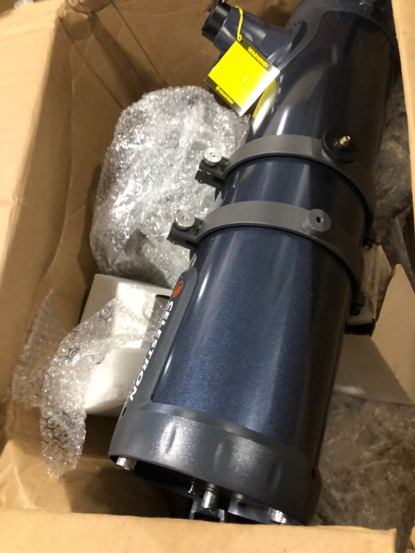 Photo 2 of Celestron - AstroMaster 130EQ Newtonian Telescope - Reflector Telescope for Beginners - Fully-Coated Glass Optics - Adjustable-Height Tripod -PARTS ONLY