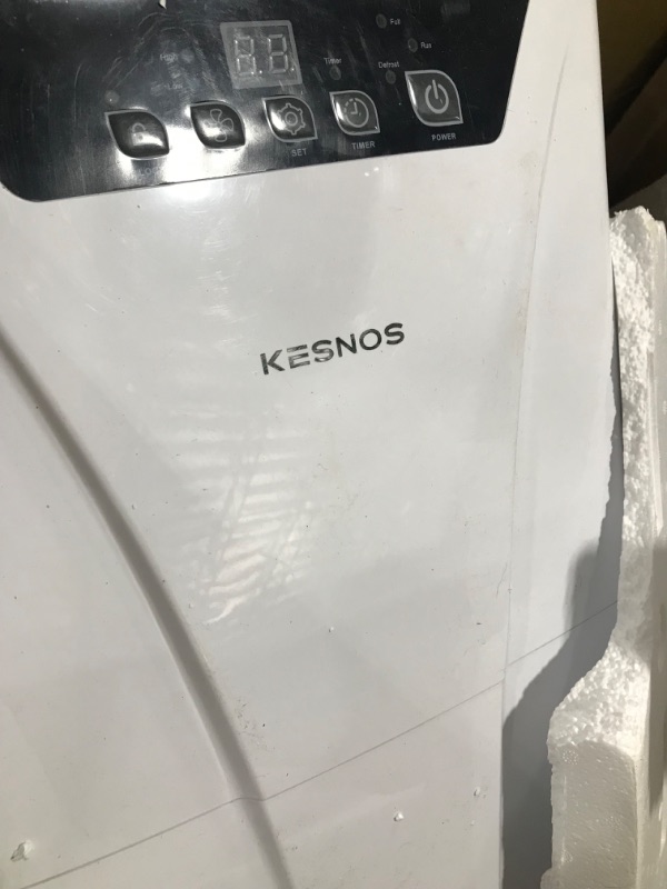 Photo 2 of Kesnos 2,500 Sq. Ft Dehumidifier for Home and Basement, 34 Pint Home Dehumidifier with Drain Hose, Water Tank, 24H Timer and Auto Defrost for Basement, Bedroom, Office and More
