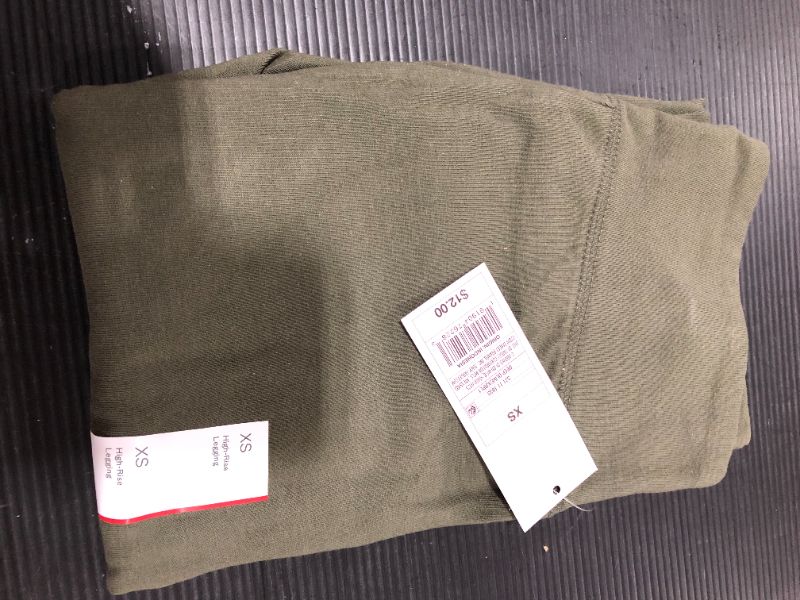Photo 1 of Women's High-Waisted Classic Leggings - Wild Fable™, SIZE XS, DEEP OLIVE
