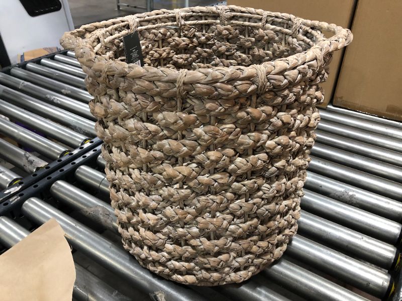 Photo 2 of 16"x14.5" Decorative Basket White - Threshold