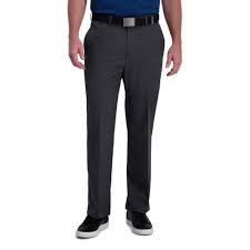 Photo 1 of Haggar Men's Cool Right Classic Fit Flat Front Performance Pant--- 38 x 30

