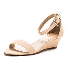 Photo 1 of Ankle Strap Low Wedge Sandals--- size 9
