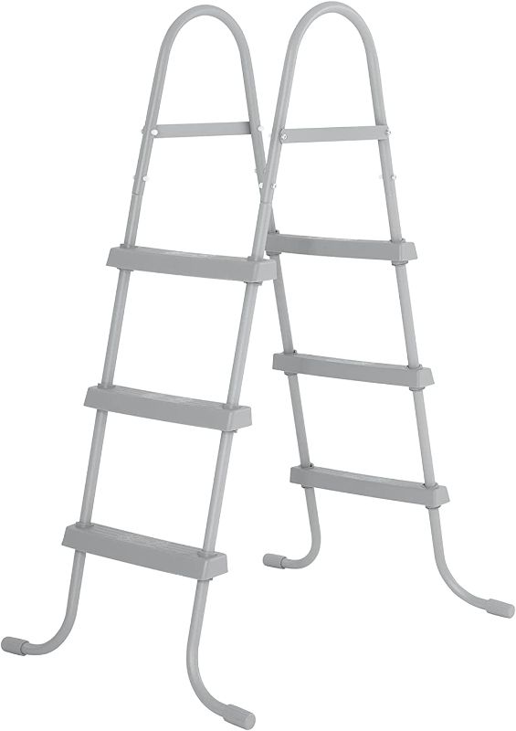 Photo 1 of Bestway Flowclear A-Frame Swimming Pool Ladder (42"), White
