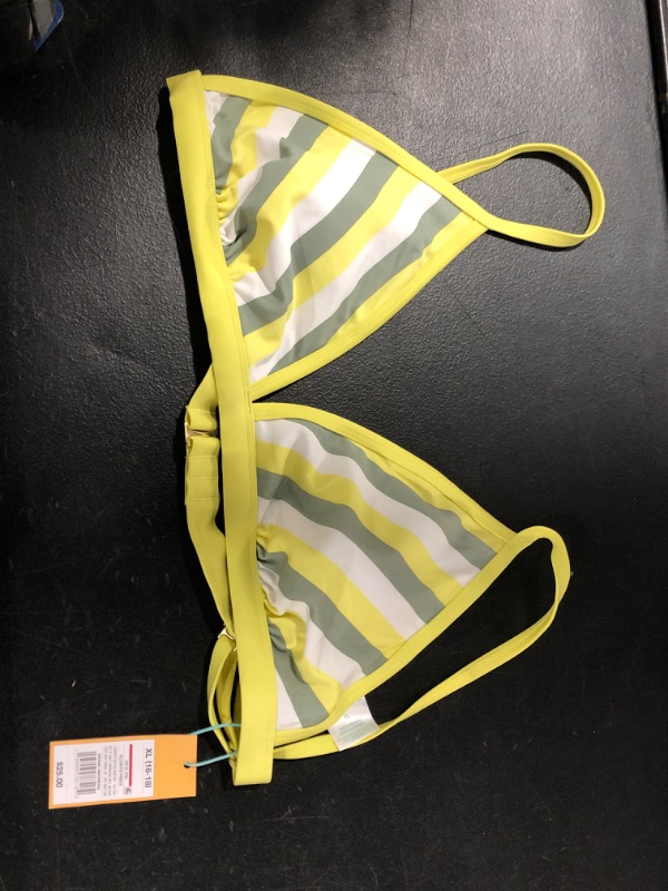 Photo 2 of  Women's Triangle Bikini Top -  Size XL 16-18