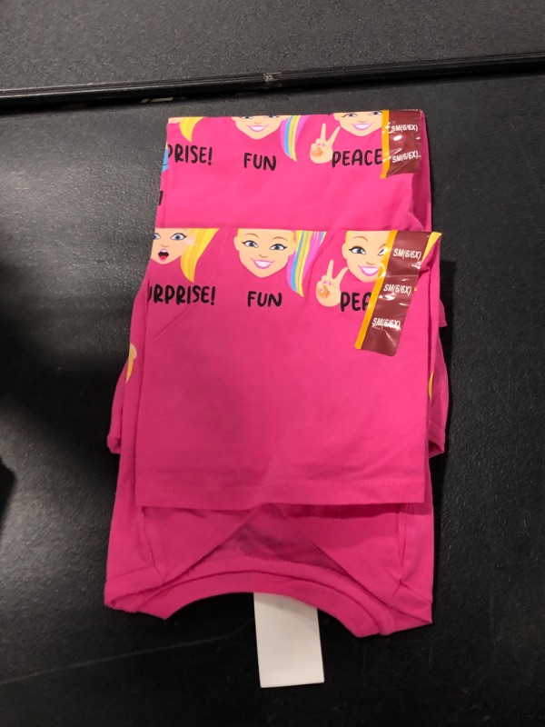 Photo 2 of 2 Pack of Girls' JoJo Siwa Short Sleeve Graphic T-Shirt - Size S 
