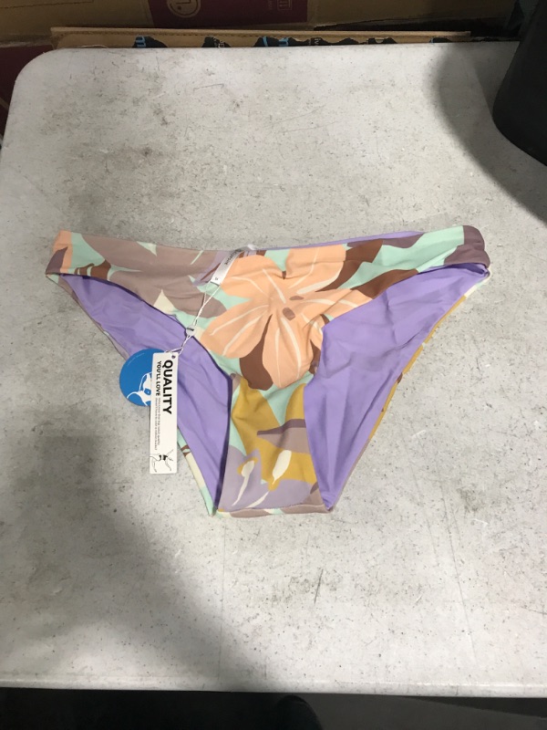 Photo 2 of Tanya Floral Reversible Bikini Bottom, Medium 