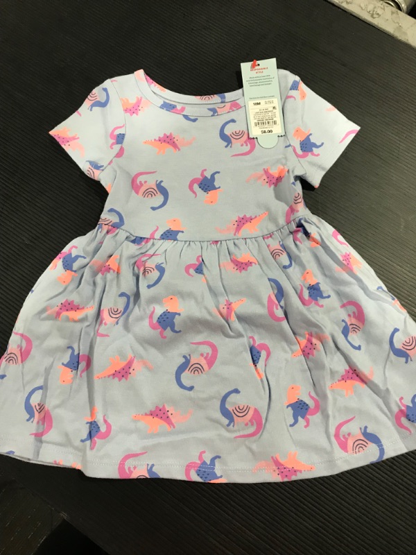 Photo 2 of TODDLER GIRLS DINOSAUR DRESS (18M) 3PK