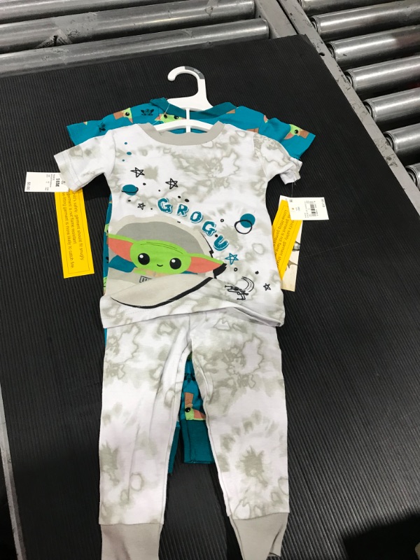 Photo 3 of Toddler Boys' 4pc Star Wars Baby Yoda Snug Fit Top and Pants Pajama Set (18 MONTHS)