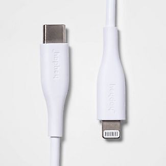 Photo 1 of Heyday 3' Lightning to USB-a Round Cable - White 2PK
