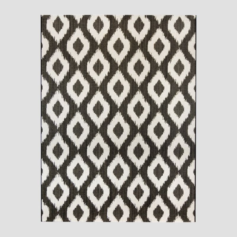 Photo 1 of 5' X 7' Diamond Ikat Outdoor Rug - Threshold™
