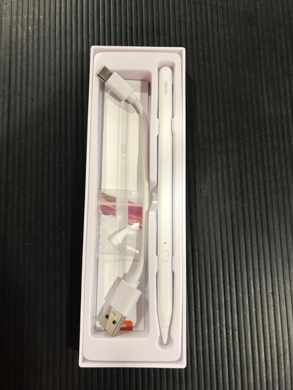 Photo 1 of Uogic Pen for iPad with Palm Rejection&Magnetic Attachement, Rechargeable, Slim&Lightweight, Compatible with iPad Pro 11/12.9 Inch 2018/2020/2021, iPad 6/7/8 Gen, iPad Mini 5th Gen, iPad Air 3/4 Gen
