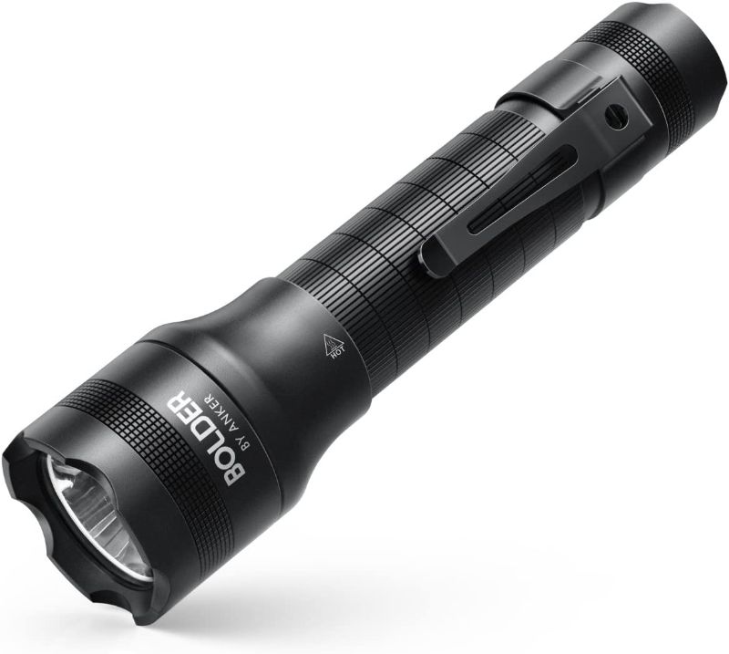 Photo 1 of  Bolder LC40 Flashlight, LED Torch, Super Bright 400 Lumens CREE LED, IPX5 Water Resistant, 5 Modes High/Medium/Low/Strobe/SOS, Indoor/Outdoor (Camping, Hiking and Emergency Use)
