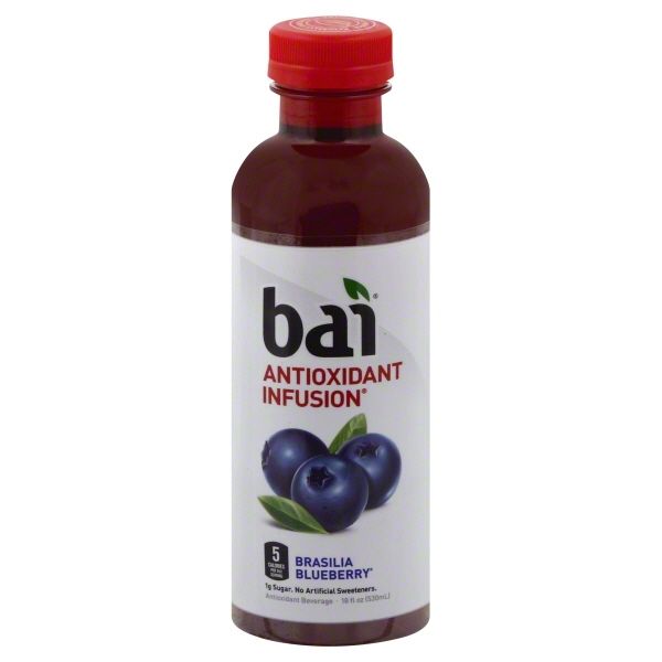 Photo 1 of Bai Flavored Water, Brasilia Blueberry, Antioxidant Infused Drinks - 18 Fl Oz 12PCK EXP DATE 06/02/2022***
