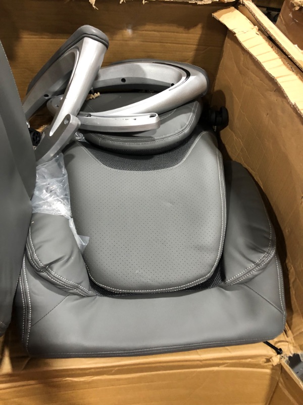 Photo 3 of AIR Health and Wellness Executive Chair Gray Leather - Serta/ SELLING FOR PARTS 

