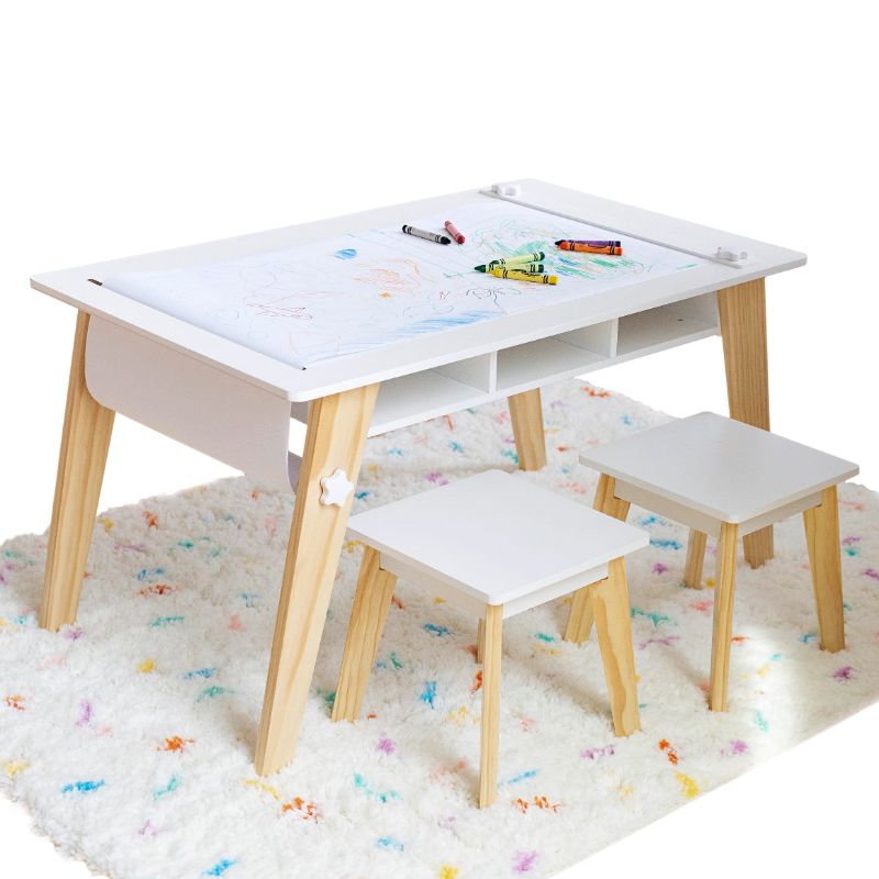 Photo 1 of Arts & Crafts Table - White/ SELLING FOR PARTS ONLY 

