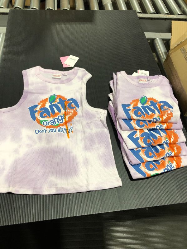 Photo 1 of **PACK OF 6** Purple Fanta Tank Top, Size S