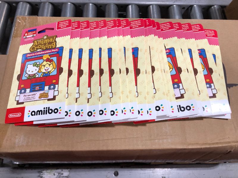 Photo 2 of **PACK OF 18** Nintendo Amiibo Animal Crossing New Horizon Sanrio Collaboration Exclusive Pack
