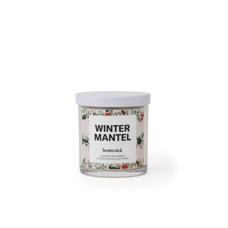 Photo 1 of **PACK OF 4**  7.5oz Winter Mantel Candle - Homesick