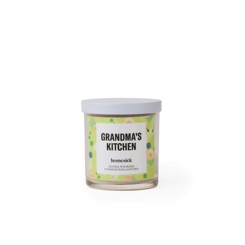 Photo 1 of **PACK OF FOUR** Homesick GRANDMA'S KITCHEN 7.5 oz Candle Apple Pie Sugar Cookie Vanilla
