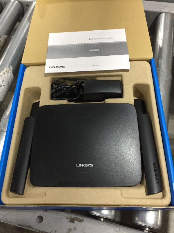 Photo 1 of Linksys Mesh Wifi 5 Router, Tri-Band, 3,000 Sq. ft Coverage, 25+ Devices, Supports Guest WiFi, Parent Control,Speeds up to (AC3000) 3.0Gbps - MR9000. With Amazon exclusive extended 18 month warranty
