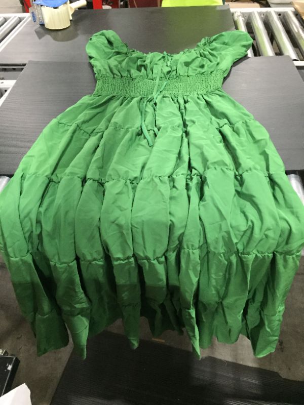 Photo 1 of Size 3XL green off shoulder dress 